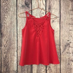 Haute Society Tank Top XS Red